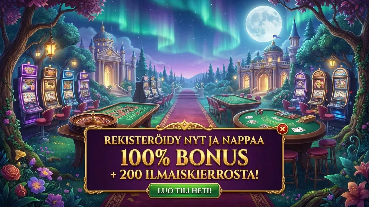 Rekisteröidy bonuksella